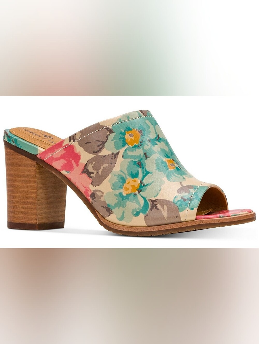 Patricia Nash Ottavia Mules - First Bloom Leather - Size 11